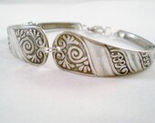Spoon Bracelet, Antique Silverware, Wedding Jewelry, Bridesman Gift, Vintage Wedding BELMONT 1890