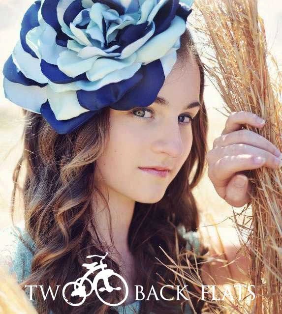 Large Blue Wedding Hair Flower, Blue Bridesmaid Fascinator, Oversized Flower, Headband, Bridal Party Headpieces, Custom Colors are welcome