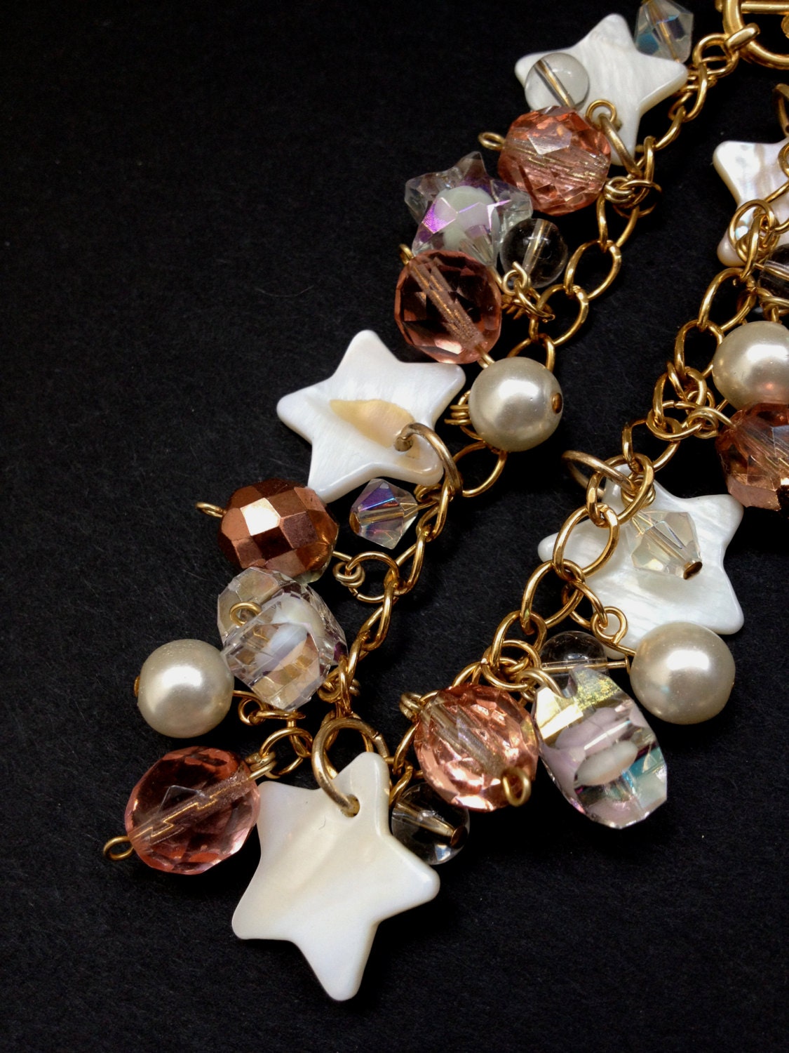 Gold Star Charm Bracelet