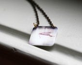 She Floats Above Photo Necklace
