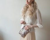 MERMAID Pink STELLA Slim Sequin Clutch. Blush Pink Sequin Wedding Clutch