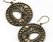 Organic Design - Eco-friendly Wooden Handmade Earrings (0008)