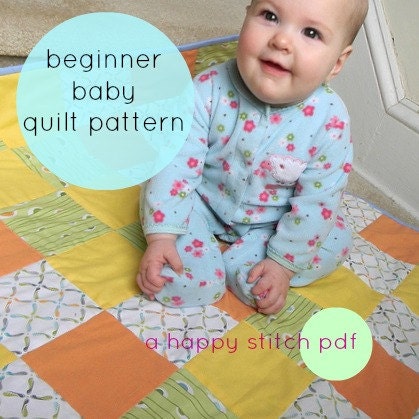 The Beginner Baby Quilt Pattern