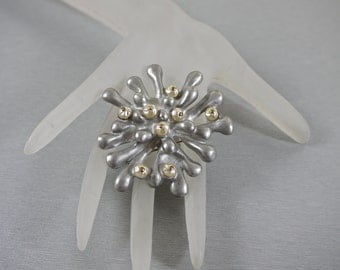 Vintage Christian Lacroix Anemone Pearl Brooch