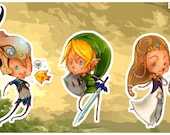 Legend of Zelda Stickers - by Shy Custis