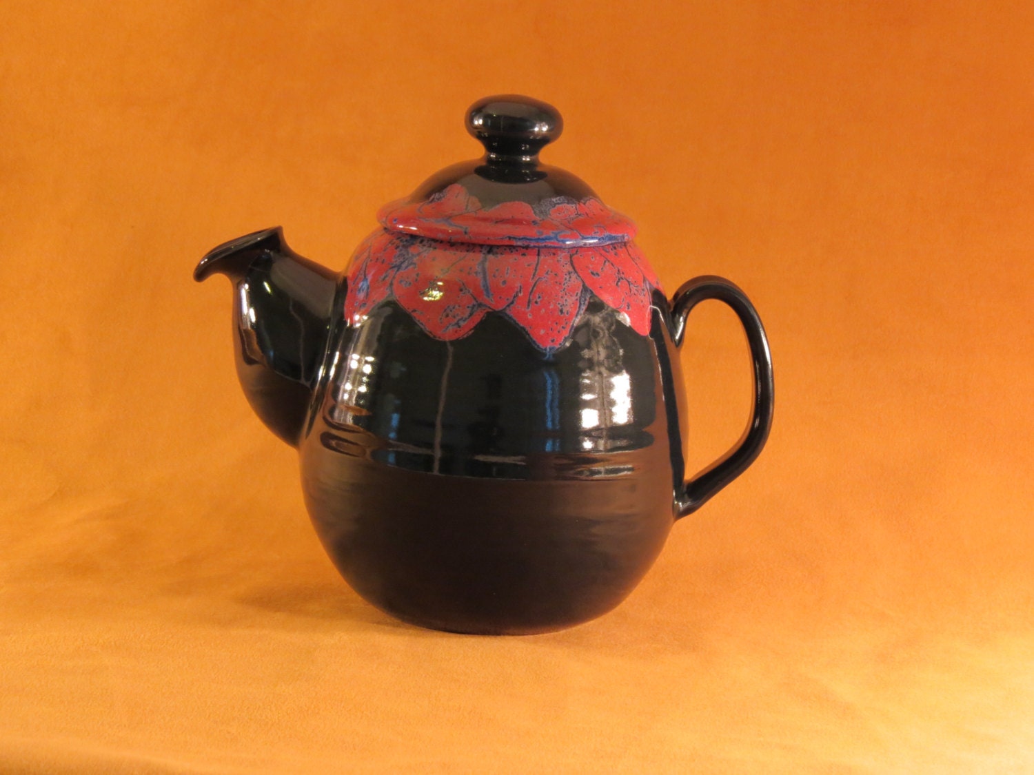 Teapot Handmade Wheel Thrown Ceramic Pottery