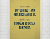 Happiness formula - Motivational print - In A2 size     (16,5 x 23 inches)