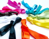 Ribbon Shoe Laces - Tennis Shoe Length - 55 Inches - CHOOSE YOUR COLOR