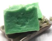 Refreshing Rosemary Mint Soap - Cold Process Soap - Handmilled Soap - Olive Oil Shea Butter Soap - Vegan