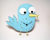 Baby Blue Bird clock