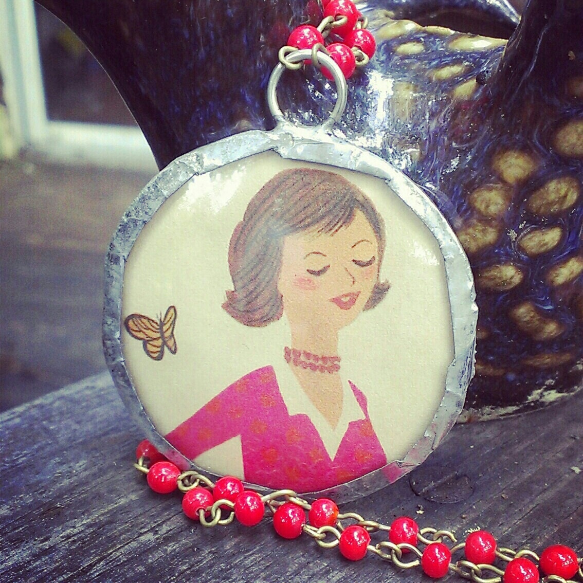 Storybook Charm 33-Charming Vintage Storybook images from kids books.  Vintage eye glass lens