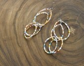 Interconnected. Statement earrings. Shoulder Dusters.