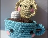 Taza y Galletita - Patron de amigurumi de crochet / ganchillo - Digital Download