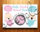 25 - Baby Gender Reveal Scratch Off Cards - Personalized To You