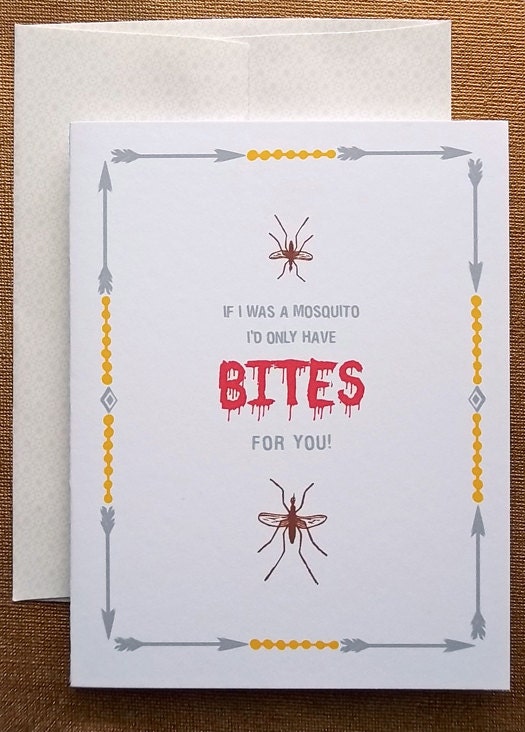 Mosquito Love Bitten- Card