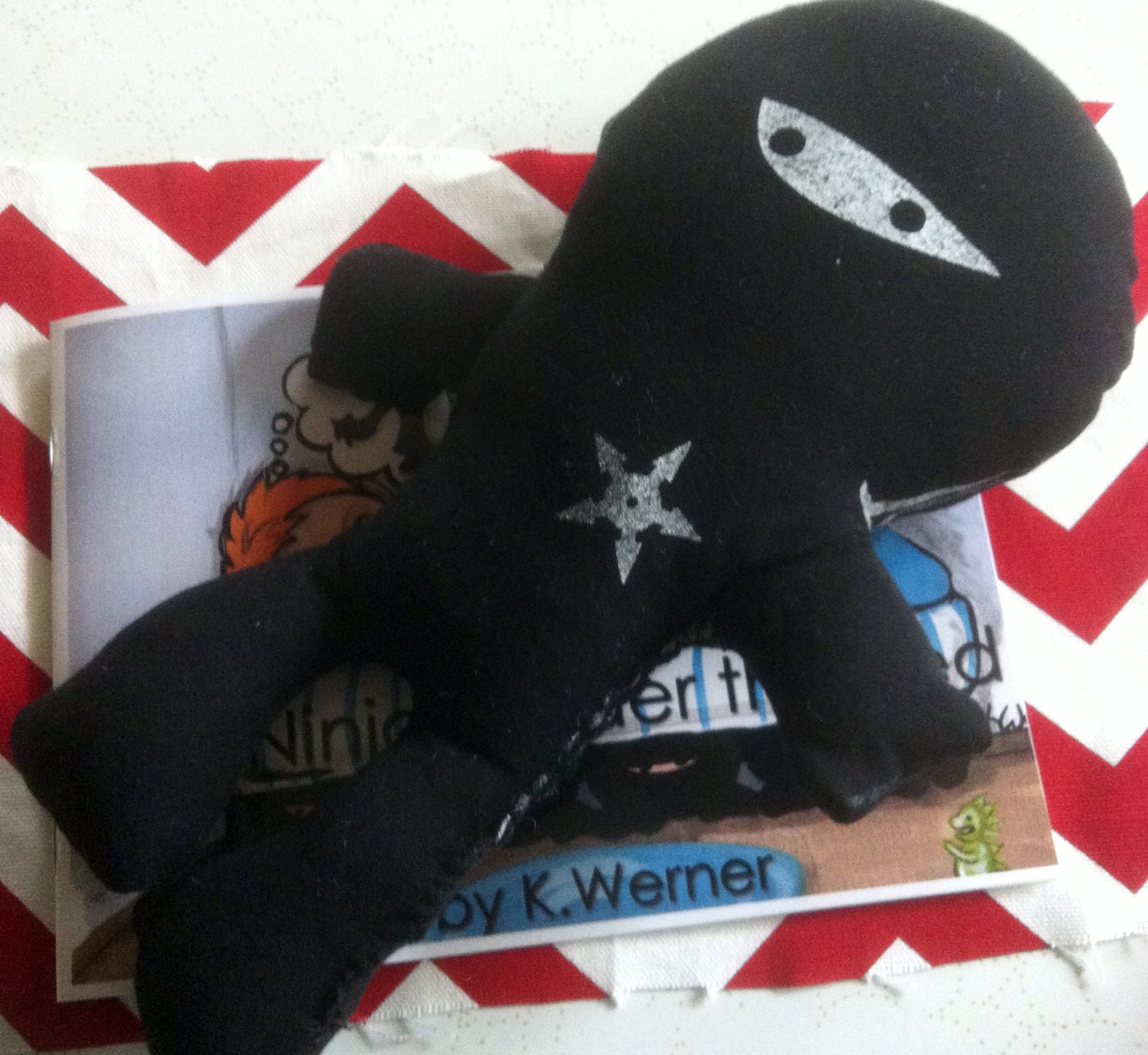 Ninjas Under the Bed, a children's book PLUS doll by K.Werner
