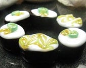 Chocolate Limes beads set (6)