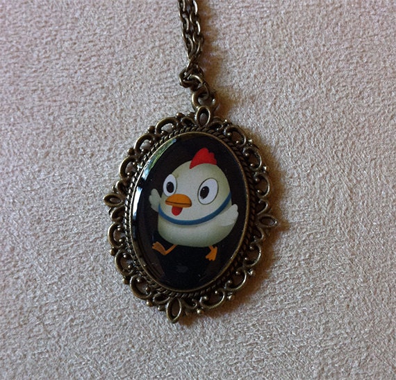 Handcrafted Art Pendant: CHICKEN