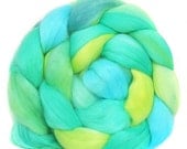 FAUX CASHMERE roving top handdyed spinning fibre 3.6 oz vegan