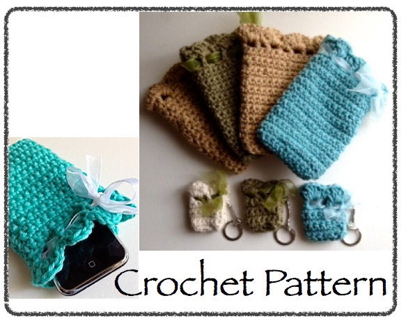 Crochet Smart Case Mad Money Keychain  instant downloading
