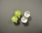 Custom 10mm Lemon Lime Dichro and Rainbow Galaxies SF