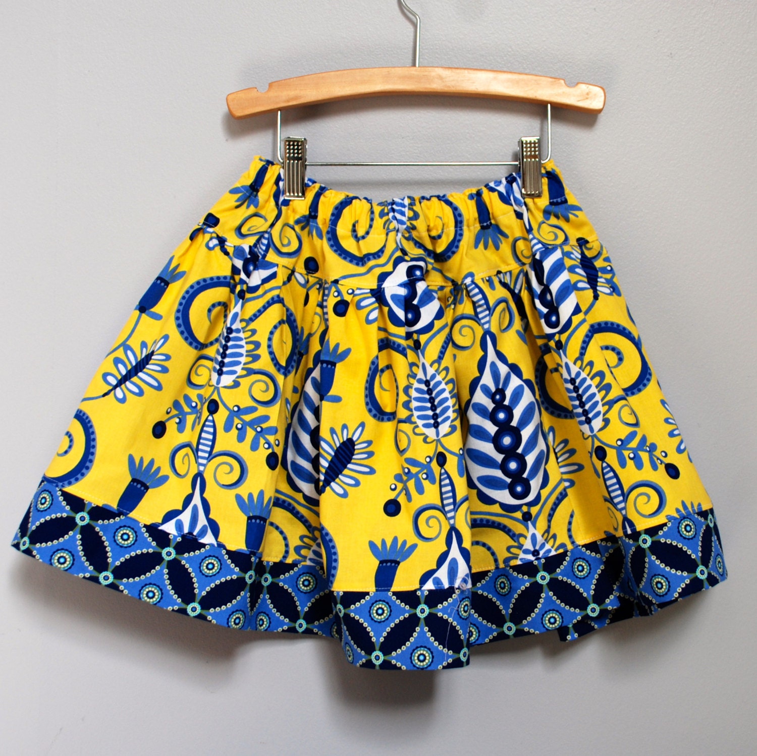 Sunshine in the south of France....  handmade girls custom  twirl skirt ..............from gock's frocks...