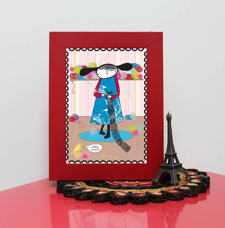 Knitter digital print