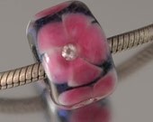 KILLERBEEDZ1 - Granny's Garden - Big Hole Barrel Bead (European Charm Bracelet)