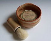 Mens Gift Set Ready to Ship Shave Mug  Brush and Soap