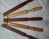 Hand Turned  MAHOGANY NOSTEPINNE