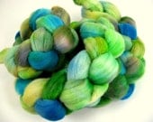 Aqua Man- 5 oz Merino wool combed top spin weave felt