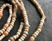 Fair Trade African Wood Heishi Beads