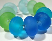 Small Lampwork Petite Round Beads - Handmade Jewelry Supplies