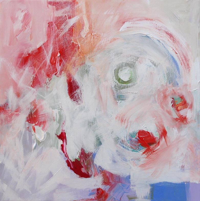 MOVING SALE - Original Abstract Art Painting Modern Expressionism Non Objective Acrylic Painting on Canvas by Linda Monfort
