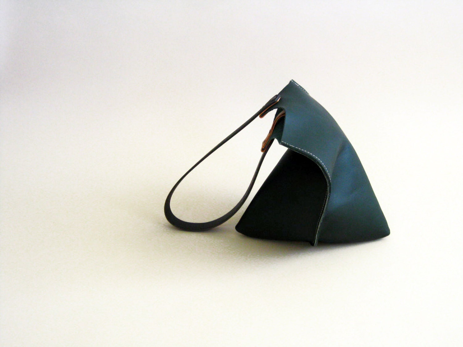 10in Wedge - Pine green leather
