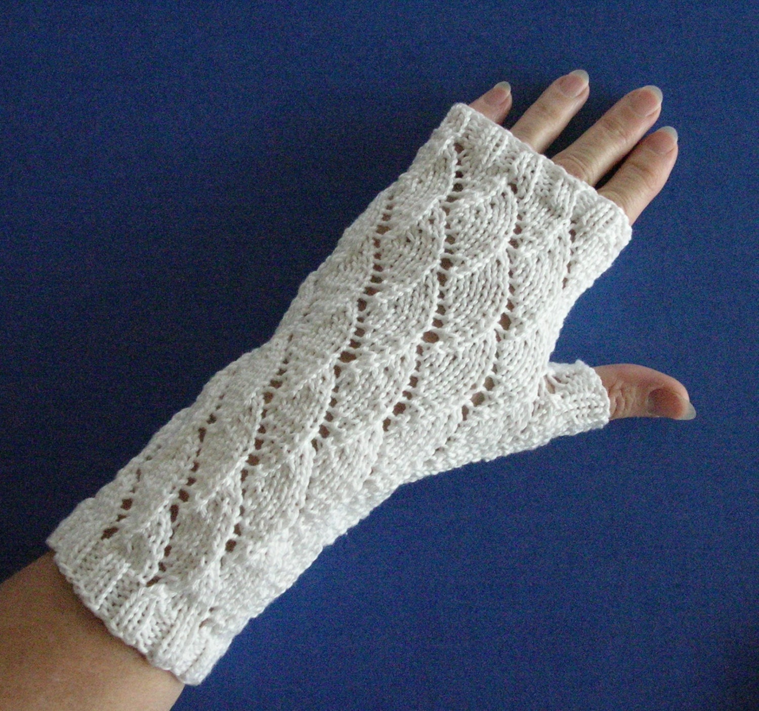 Wedding White Lace Fingerless Gloves