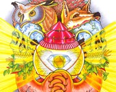 BURN BRIGHT - Marker Drawing