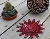 cinco de mayo iron on sun patch