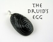 The Celtic Druid's Egg Ceramic Pendant