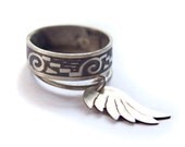 Tribal Stacking Rings - Set of Two Rings - Ethnic Jewelry - Made to Order