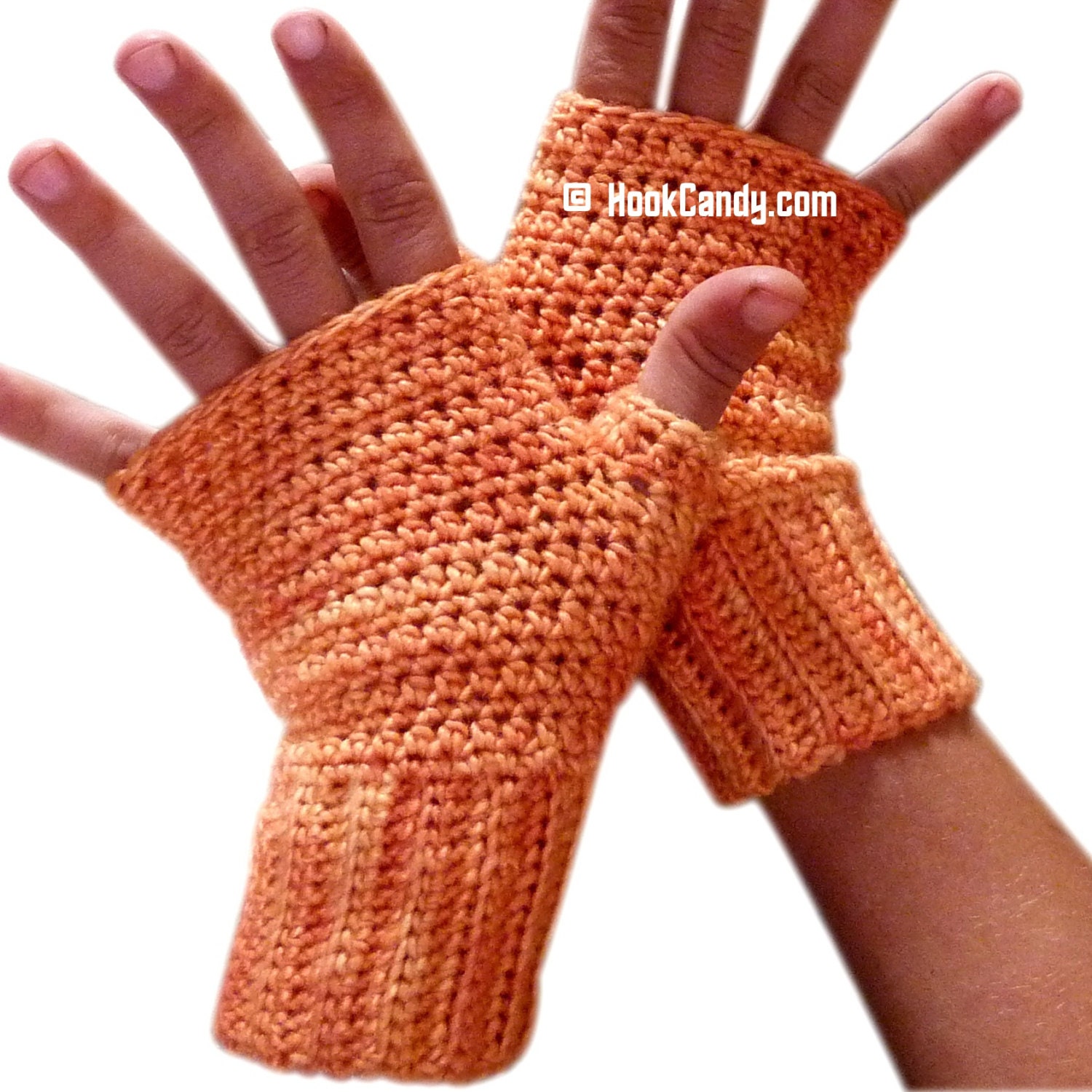 Fingerless Mitts (crochet pattern)
