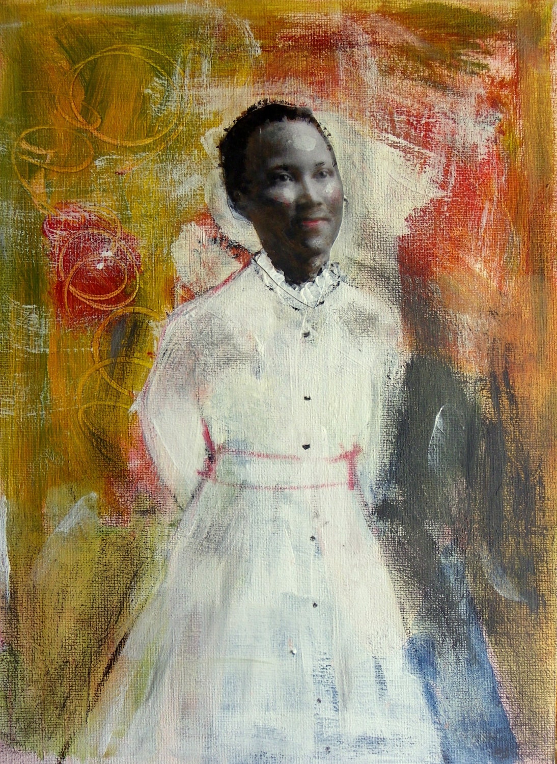 Hope African American Lovely original 20 minute painting