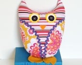 Plush Owl Doll Handmade Stuffed Animal Pillow Children Baby Modern