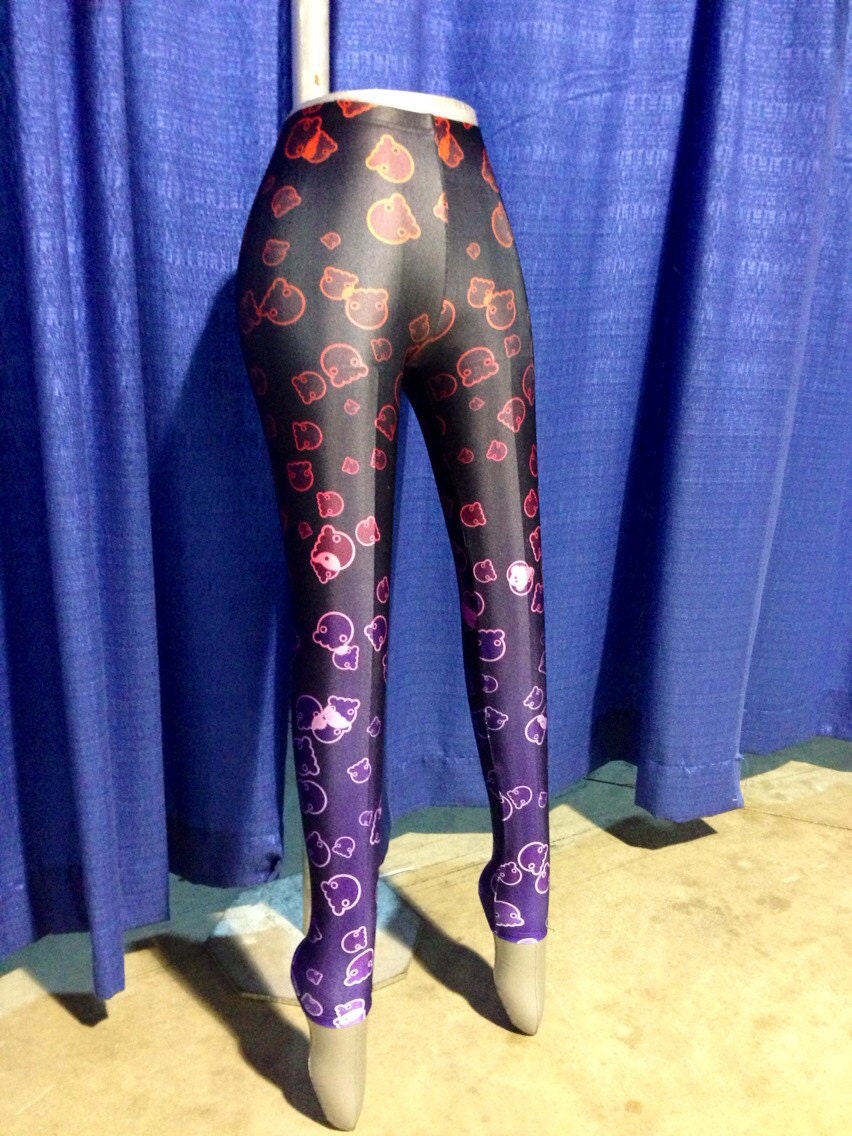 Firetako octopus leggings (footless tights)