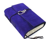 Journal, Leather, Suede, Diary, Handmade: Blues