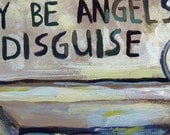 a quote from my favorite bookstore in Paris ... daily painting print series ... even easier to frame 8x10 paper size