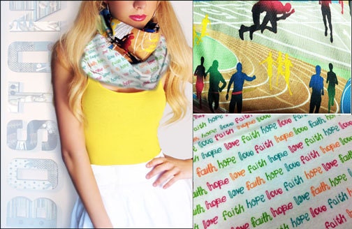 Venni Caprice Boston Marathon BostonStrong Looper Scarf with Donation to the One Fund