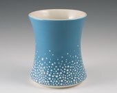 Cup Blue - Porcelain Pebble Cup in Blue