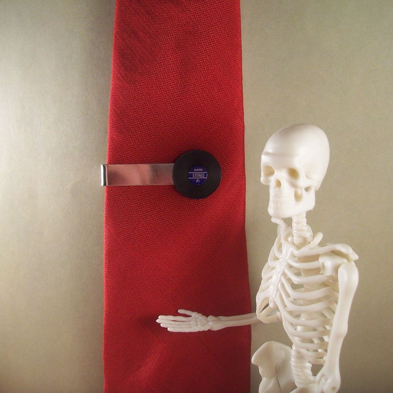 Vinyl Record Tie Clip