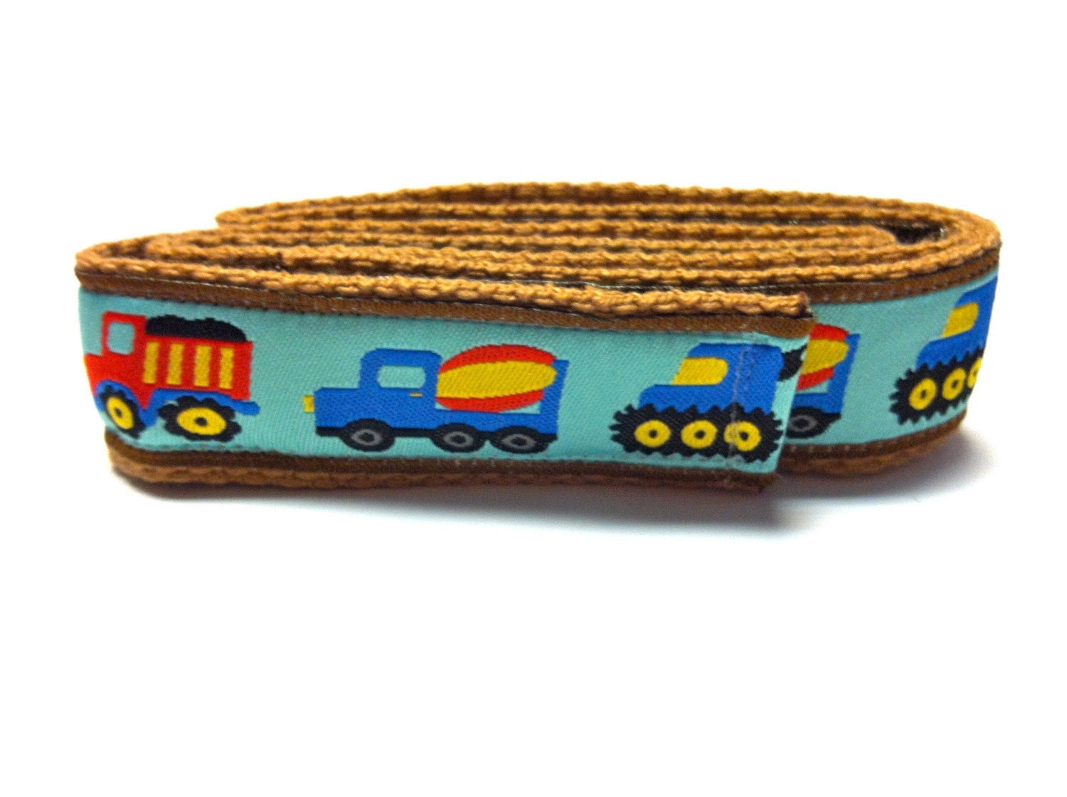 Dig it Trucks Kids Belt - velcro or D-ring